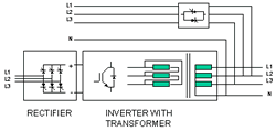 Схема трансформаторного ИБП